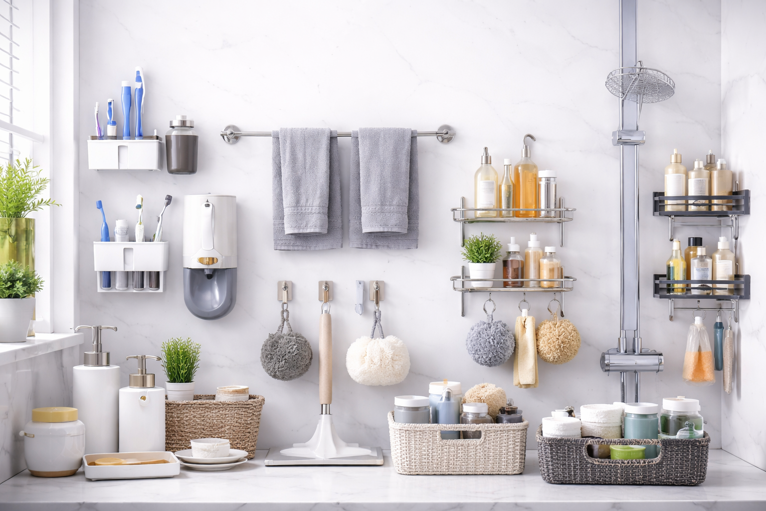 Bathroom Accessories & Organizers