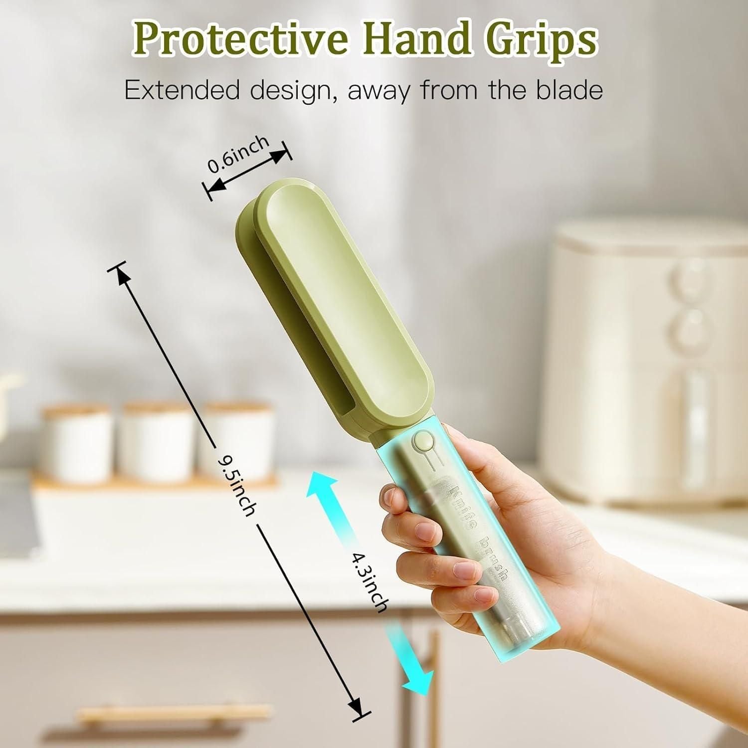 4 in 1 Double-Ended Kitchen Cutlery Cleaner Brush